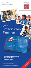 Deckblatt des Flyers der Familienkarte Hessen